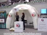 4m white pvc trade show tent