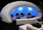 Inflatable exhibition luna tent