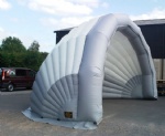 6m shell  dome tent