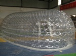 Transparent car show tent