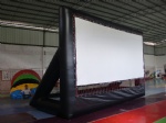 Commercial inflatable outdoor movie screen
