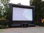 giant inflatable movie screen
