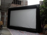 Customized inflatable movie screen