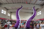 Inflatable giant octopus legs for advertising