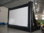Indoor inflatable cinema screen
