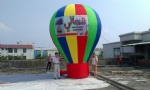 Colorful inflatable advertising balloon
