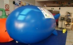 Inflatable zeppelin for events