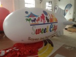 Custom inflatable helium blimp