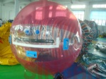 Pink transparent water ball