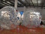 Grass dots zorbing ball rental