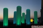 8ft Green LED Lighting Colume