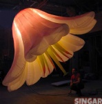 Giant hanging lighting Lily