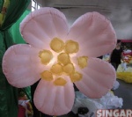 Inflatable flowers for party decorations