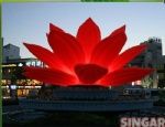 16ft Giant red lotus for Festival