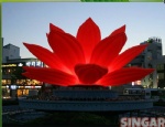 16ft Giant red lotus for Festival