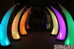 Inflatable lighting tusk arch/entrance for wedding