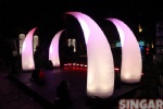 Decoration inflatable tusk for events