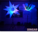 Standing Led inflatable star for advertising