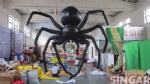 Halloween giant inflatable sipder with led lights