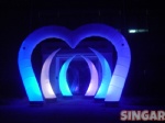 Wedding decoration inflatable pillar/tusk arch