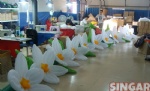 Wedding decoration inflatable lily flower chain