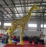 Customized inflatable giraffe
