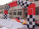 35ft velcro banner area inflatable arch