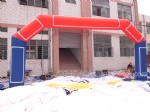 35ft velcro banner area inflatable arch