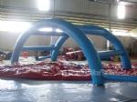 20ft Blue inflatable double arches