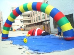 20ft Colorful standard inflatable arch