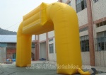 25ft yellow inflatable billboard arch