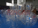 Transparent bubble soccer ball