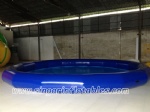 Blue round swimming pool