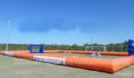 Inflatable soccer field without base