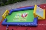 Portable inflatablesoccer pitch
