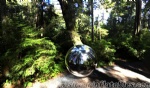 Giant 2.5m inflatable decoration mirror ball for outdoor events