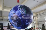 Inflatable hanging light earth decoration