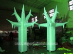 Inflatable tree pillar with light for decoration