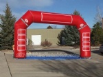 Velcro inflatable arch for rental