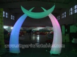 Wedding/party inflatable pillar arch with lights