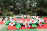10m wedding decoration flower /inflatable flower chain