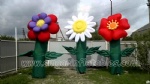 Inflatable yard decoration/yard flowers