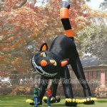 Halloween inflatable decorations/ inflatable black halloween cat