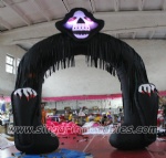 LED light indoor Halloween decoration inflatable Halloween arch