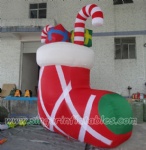 Christmas sock for yard decorations