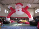 Inflatable santa clause arch for christmas events