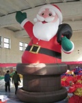 Giant inflatable santa claus cartoons for christmas
