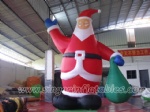 Inflatable santa claus figure
