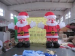 2.5m cute inflatable christmas santa decoration