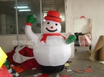 1.5m inflatable snowman decorations